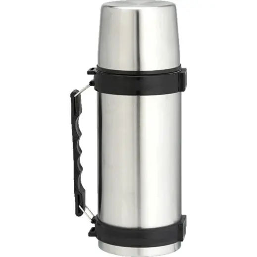 1l Stainless Steel Travel Flask with Carry Handle
